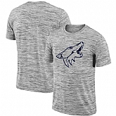 Arizona Coyotes 2018 Heathered Black Sideline Legend Velocity Travel Performance T-Shirt,baseball caps,new era cap wholesale,wholesale hats